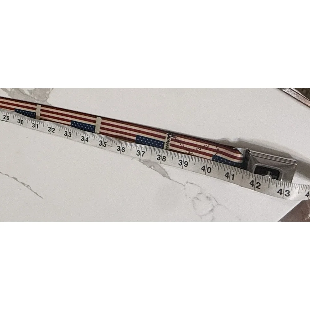 Buckle Down BELT - FORD MUSTANG - USA American Flag Design